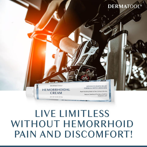Hemorrhoid Treatment - Advanced Cream 5% Lidocaine & Phenylephrine for Rapid Relief of Pain, Swelling, Bleeding