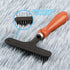 Carpet Rake - Shag Rug Rake, Carpet Groomer Rake, Hair Cleaner for Rug and Carpet (4.3 Inch, 1 PCS)