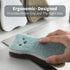 Kitchen Non-Scratch Scrub Sponges, Multi-Use Heavy Duty Cat Shape Sponge for Dishes, Pots, Pans (4 Pack)