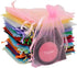 50pcs Organza Bags-Mix Color 3.54''x4.33'' Satin Drawstring Pouch for Wedding Party Favor Gift Bags