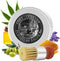 Furniture Salve for Leather - Original Leathers Recoloring Balm with Boar Bristle Brush Kit, 4oz