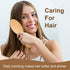 Hair Brush, Boar Bristle Hair Brushes for Women, Men & Kids, Wet/Dry Smoothing Detangling Everyday Brush (Round)