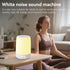 PLJVOYK 32 Teen Sound Machine White Noise Machine with Soothing Sounds, Bluetooth Speaker Alarm Clocks for Bedrooms
