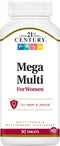21st Century Mega Multi for Women Tablets, 90 Count