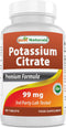 Best Naturals Potassium Citrate 99mg - 500 Tablets, 3rd Party Lab Tested