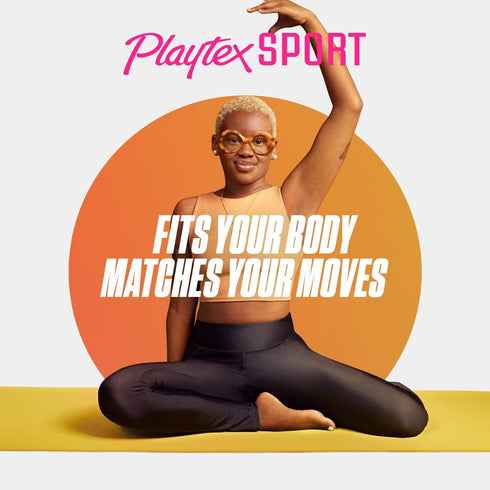 Multi-Pack, 36 Count Playtex Sport Tampons with Flex-Fit Technology, Regular and Super Unscented