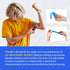 Blood Pressure Monitor for Home Use: Easy@Home Upper Arm BP Machine with Large Cuff and 3-Color Backlit Display