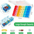 Hsei 4 Pack 4 7 4 Large(10.2 5.5 1.4 Inch) Pill Organizer Monthly XL Large Weekly Pill Organizer Times a Day Box Day