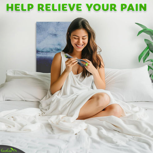 EcoEarth Finger & Hand Massager for Deep Tissue Comfort, Acupressure Rollers for Arthritis, Stress & Pain Relief