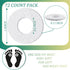 Nuanchu 72 Pcs Callus Cushions Pads for Feet, Soft Adhesive Felt Corn Pads for Pain Relief from Shoe Pressure