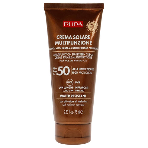 Pupa Milano Multifunction Sunscreen Cream SPF 50, Unisex, 2.53 oz