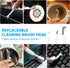 Kuaquetto Set 6Pcs 2Pcs Small Scrub Brush, Hard Bristle Crevice Cleaning Brush with Brush Heads & Handles
