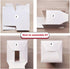 SHIPKEY 10 Pack White Cardboard Gift Boxes with Lids, 4x4x4 inch Square Boxes for Party, Wedding, Christmas, Birthdays