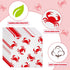 Lcnjscgo 50 Count 13 13 Inch Crab Napkins, x Disposable Paper Napkins for Crab Boil Birthday Party, Seafood Dinner