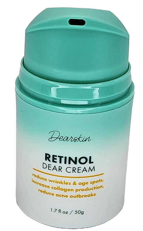 Retinol Cream for Face, Anti Aging Moisturizer, 1.7oz Night and Day with Botanical Hyaluronic Acid, Vegan