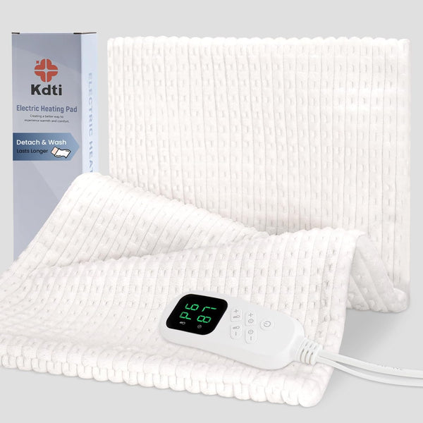 Heating Pad with Removable Cover for Back, Neck, Abdomen, Knees, and Legs