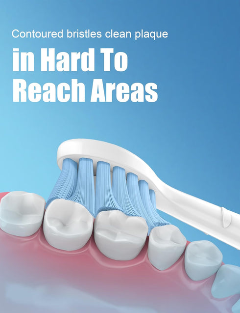 Replacement Toothbrush Heads for Philips Sonicare Sensitive C1 G2 C2, 8 Pcs, White