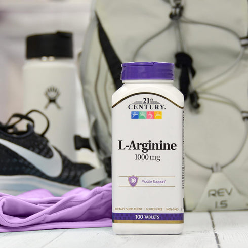 21st Century L-Arginine | 1000mg Maximum Strength | 100 ea