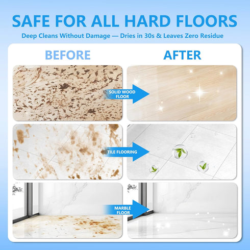 ZORAST 82 Oz S3/S5/S7 3/5 Floor Cleaning Solution, Fl , Deep Cleans for Multiple Hard Floors, Compatible with Tineco
