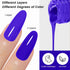 YTD Likomey Gel Nail Polish, 15ml Klein Blue Soak Off UV Varnish for Salon Home DIY Nail Art Manicure and Pedicure,
