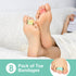 Hammer 8 Pack Niupiour Toe Correctors/Straightener for Women and Men - Fabric Buddy Toe Wraps for Broken, Curled, Toe