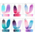 Ponytail Extension with Hair Tie, 26 inch Colored Hair Extensions for Braiding Rainbow Festival