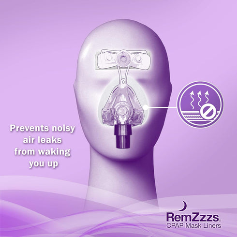 RemZzzs Nasal CPAP Mask Liners (K9-NL) - Reduce Air Leaks, Painful Blisters, Compatible with Respironics, DeVilbiss
