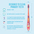 Jordan* Kids Toothbrush 4 Pack | 6-9 Years, Soft Bristles, BPA Free | Blue & Pink Step 3