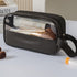 ANEMEL Waterproof Toiletry Travel Wash Bag, Portable Organizer for Women and Men, Black