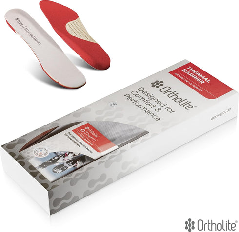 Ortholite O-Therm Thermal Barrier Shoe Sole Trim-to-Fit Insert-Designed for Athletes on Snow or on Turf who Want