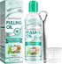 Coconut Mint Oil Pulling Mouthwash, 8 Fl Oz, Natural Coconut Oil, Fresh Breath, Daily Oral Care, White Teeth