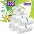 4 Gallon Trash Bag, 400 Count, Small Bathroom Garbage Bags, Clear Plastic Wastebasket Liners