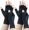 2 Pairs of Copper Arthritis Gloves for Carpal Tunnel Pain Relief, Compression Fingerless Gloves for Women & Men