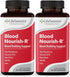 LifeSeasons Blood Nourish-R - 60 Capsules Iron Supplement for Anemia, Fatigue, Paleness & Dizziness, Non Constipating