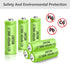 JINTION NIMH 2/3AAA Rechargeable Batteries 1.2V 400mAh, 5 Pack (Not AAA Size)