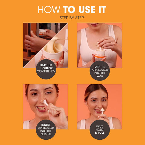 Nad's Nose Wax Kit for Men & Women - Quick & Easy Nose Hair Removal, 1 Count