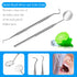 Professional Dental Pick Tools Kit for Teeth Cleaning, Personal Use, Pets Oral Care Set with Dental Mirror & Tartar