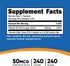 Nutricost Vitamin D2 Supplement (2000 IU) 240 Capsules - Vegan, Non-GMO, Gluten-Free, Third-Party Tested
