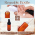 RONRONS Airless Pump Bottles - 0.5 oz Travel Size Dispenser for Skincare Serum, Lotion, Foundation (3 Pieces)