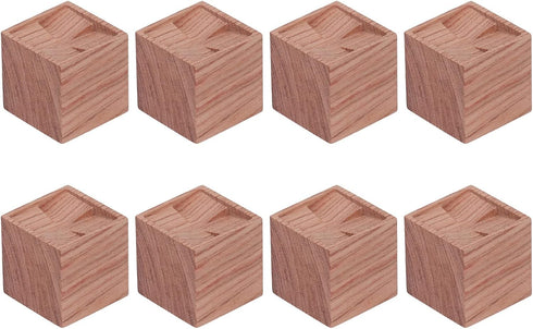 Hulex Supplies 8pcs Essential Oil Diffuser Set, Rosewood Car Diffuser, Compact Wooden Diffuser with