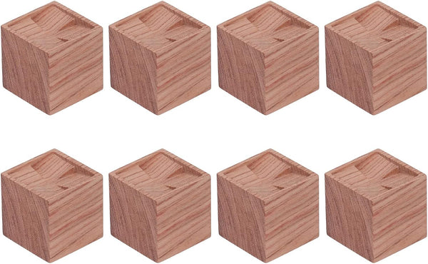 Hulex Supplies 8pcs Essential Oil Diffuser Set, Rosewood Car Diffuser, Compact Wooden Diffuser with