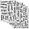 Talented Kitchen Bathroom Labels - Transparent Vinyl & Black Script Stickers for Containers, Bins, Bath, Beauty, Makeup