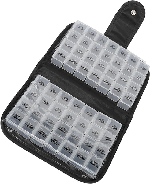 Zoeyilan 14 7 Pcs Weekly Monthly Pill Organizer, Big Compartment Pill Case, Day Pill Boxes and Organizer for Fish Oil