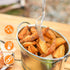 POSATE Heavy Duty Clear Plastic Forks, Disposable Pack of 60