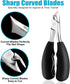 New Huing Professional Toenail Clippers for Men & Seniors, Thick & Ingrown Nail Grooming Tool