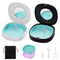 Doboli 2 Pack Retainer Case - Vent Holes, Mirrors, Compatible with Invisalign, Night Guards, Includes Storage Bag