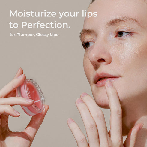 Natural Plumping Vitamin E Lip Mask, 0.46 Oz | Hydrating Lip Moisturizer For Soft, Smooth, Plump Lips, With Organic Shea Butter, Vegan Waxes, Collagen Boosters, Korean Skincare, Lip Gloss