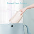 Teircno Tampon Holder for Purse, Portable Period Bag with Handle, Travel Pads Tampons Pouch, PU Leather Small Tampon