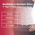Dealmed Large Abdominal Binder 3-Panel, 9", 60"-75” Waist Compression Wrap for Core Support and Muscle Tone