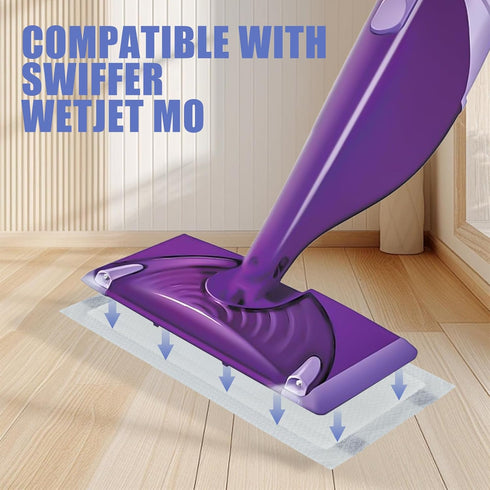 40 Pack Disposable Mop Pad Refills for Swiffer WetJet Wet Dry Mopping Pad,Multi Surface Wet Jet Pad Refills for Floor Cleaning by DOCXCDO